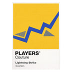 Everton Lightning Strike Classic Football Shirt Colours Frame Men's T-Shirt – yellow close-up detail shot of the Everton