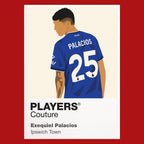 Exequiel Palacios Ipswich Town red Icon Frame artwork detail
