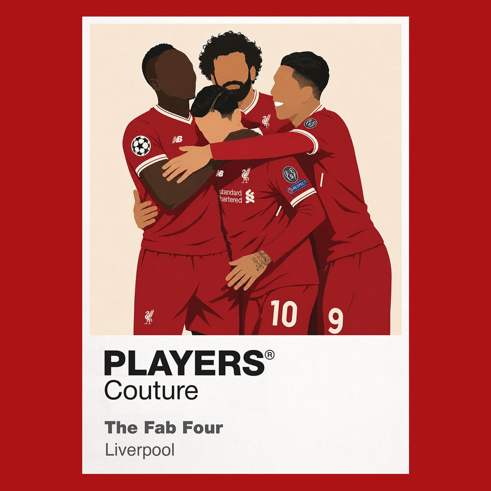 Fab Four Red Liverpool Men's Hoodie - Red