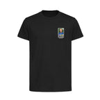 Fabien Barthez World Cup Sticker Kids T-Shirt – fabien barthez sticker kids black tshirt Players Couture design