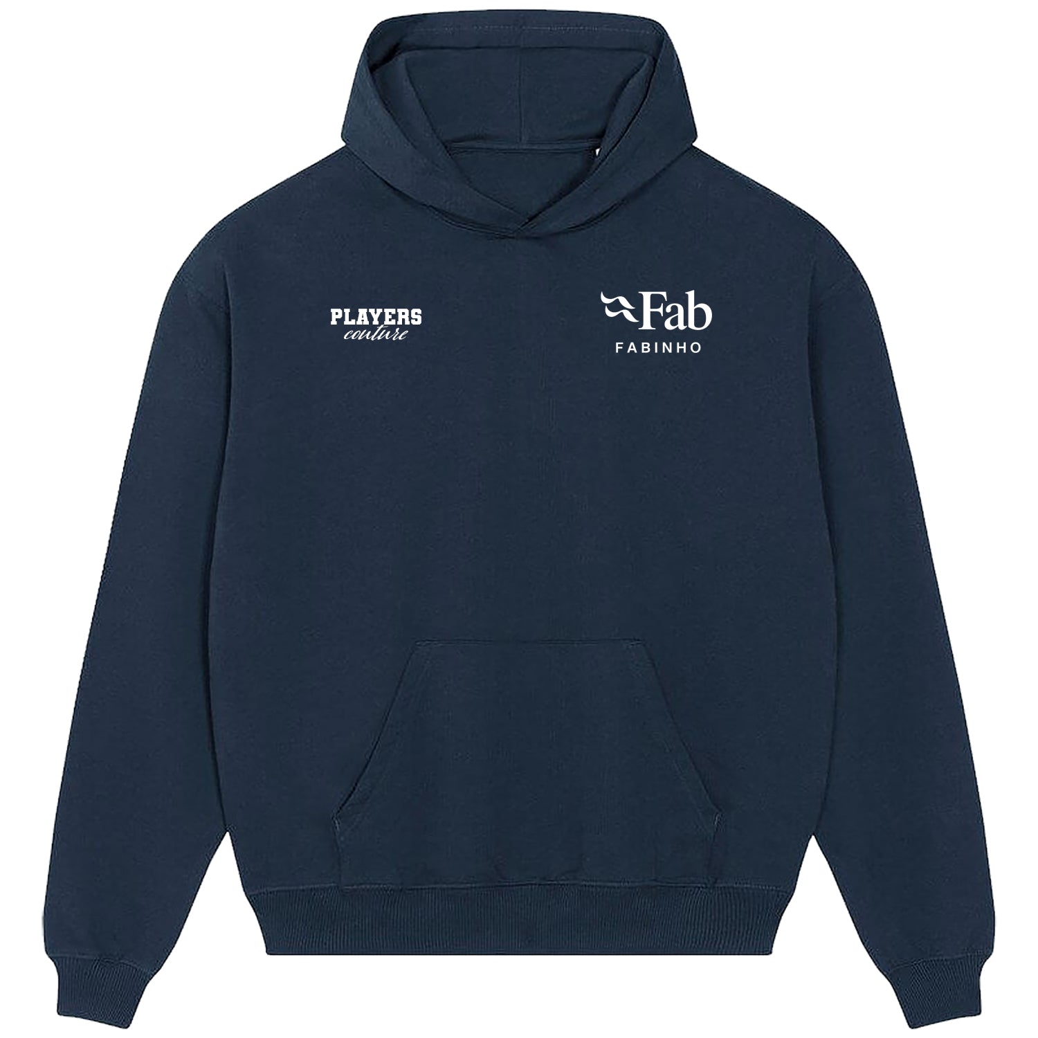 Fabinho Logo Players Couture Men's Casual Hoodie Navy
