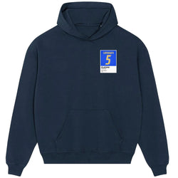 Fabio Cannavaro 5 Football hoodie – navy men's hoodie featuring the Fabio Cannavaro 5 Football Players Couture logo