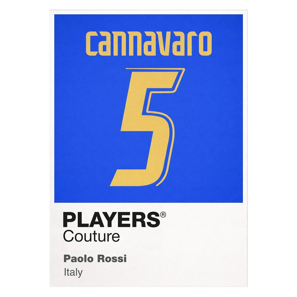 Fabio Cannavaro 5 Football Shirt Frame Men's Hoodie – white close-up detail shot of the Fabio Cannavaro 5 Football Players