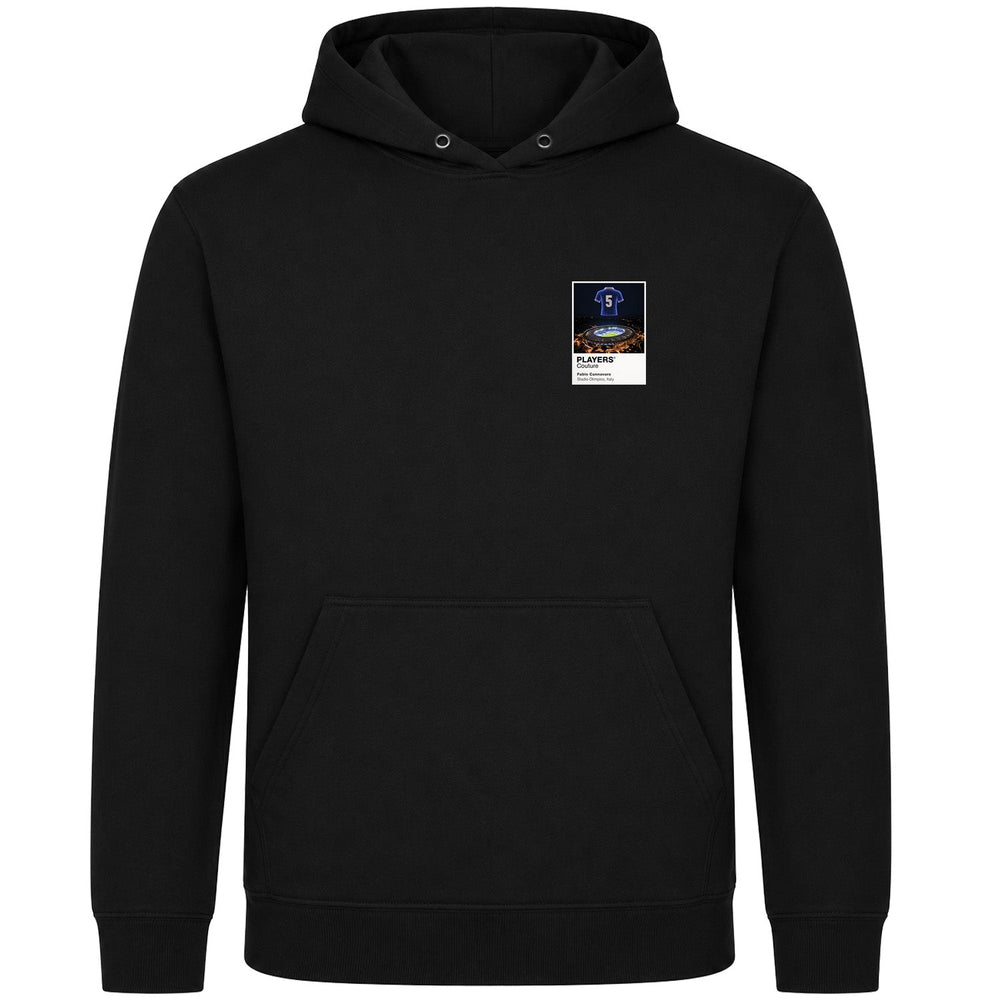 Fabio Cannavaro Italy Icons in Lights Frame Men's Hoodie in Black