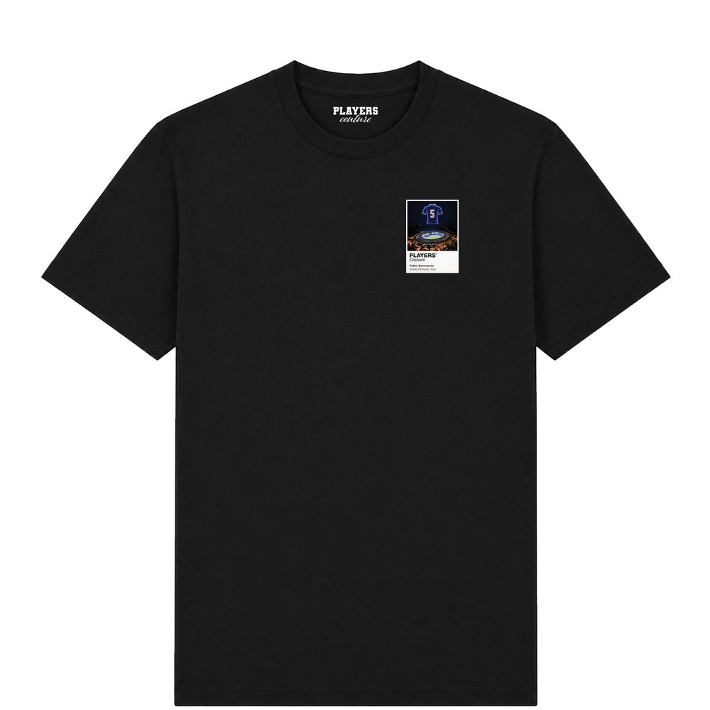 Fabio Cannavaro Italy Icons in Lights Frame Men's T-Shirt in Black