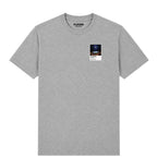 Fabio Cannavaro Italy Icons in Lights Frame Men's T-Shirt in Gray