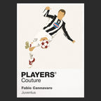 Fabio Cannavaro Juventus black Icon Frame artwork detail