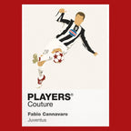Fabio Cannavaro Juventus red Icon Frame artwork detail