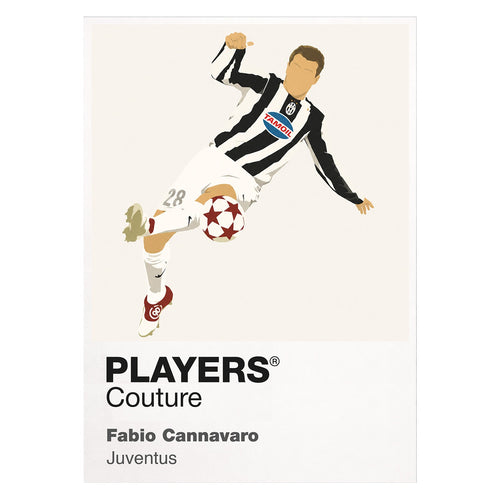 Fabio Cannavaro Juventus white Icon Frame artwork detail