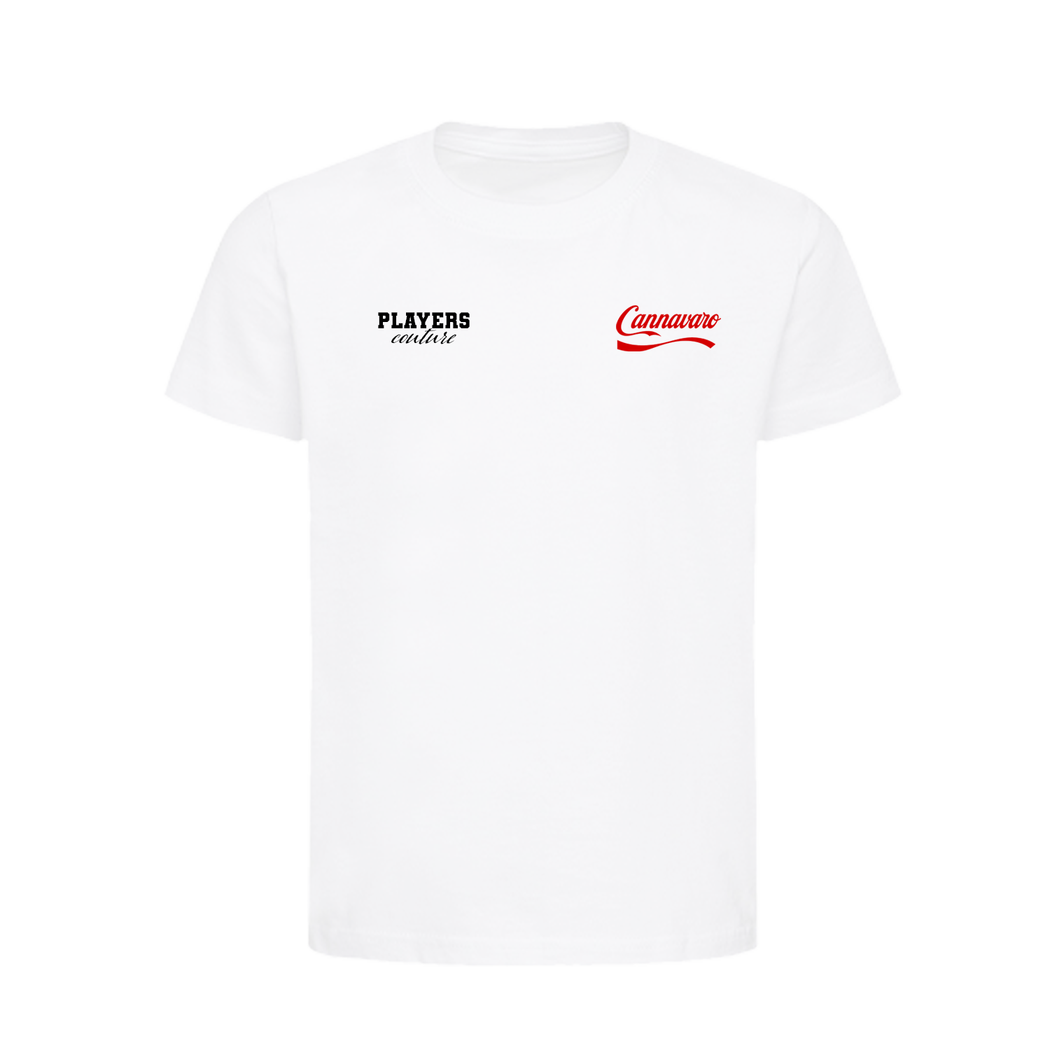 Fabio Cannavaro Logo Players Couture Kids T-Shirt White