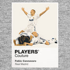 Fabio Cannavaro Real Madrid grey Icon Frame artwork detail