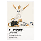 Fabio Cannavaro Real Madrid white Icon Frame artwork detail