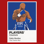 Fabio Wardley Icon Frame artwork in red