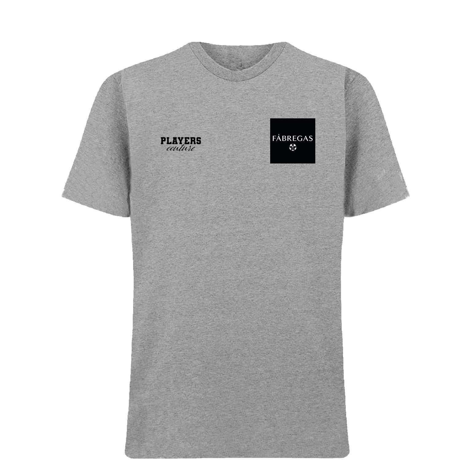 Cesc Fabregas Logo Players Couture Mens T-Shirt Gray