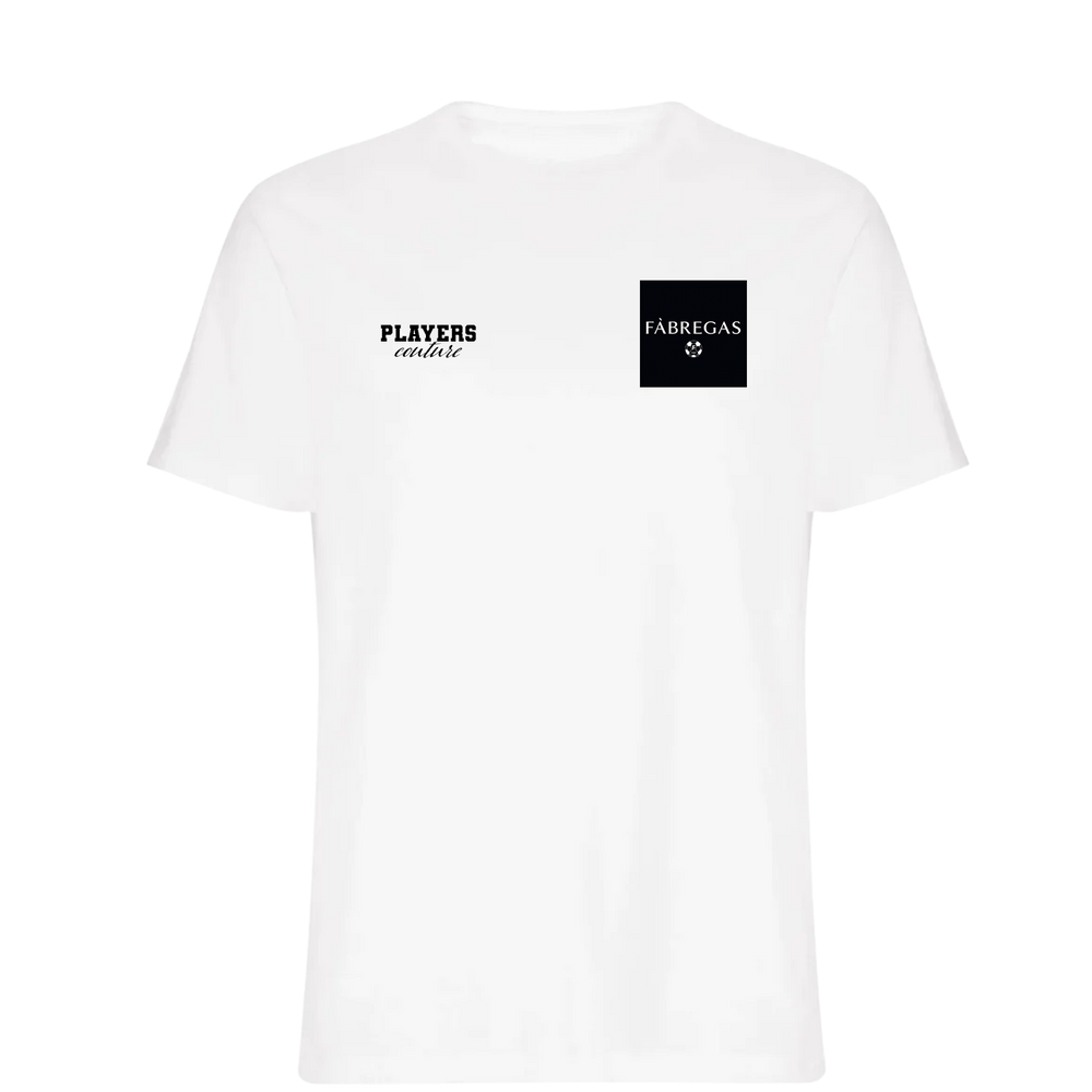 Cesc Fabregas Logo Players Couture Mens T-Shirt White
