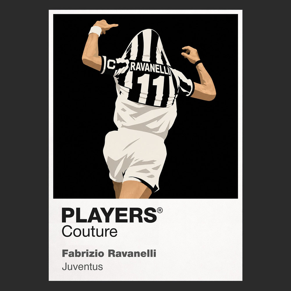 Fabrizio Ravanelli Juventus Men's T-Shirt - Black
