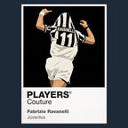 Fabrizio Ravanelli Juventus Men's Hoodie - Navy