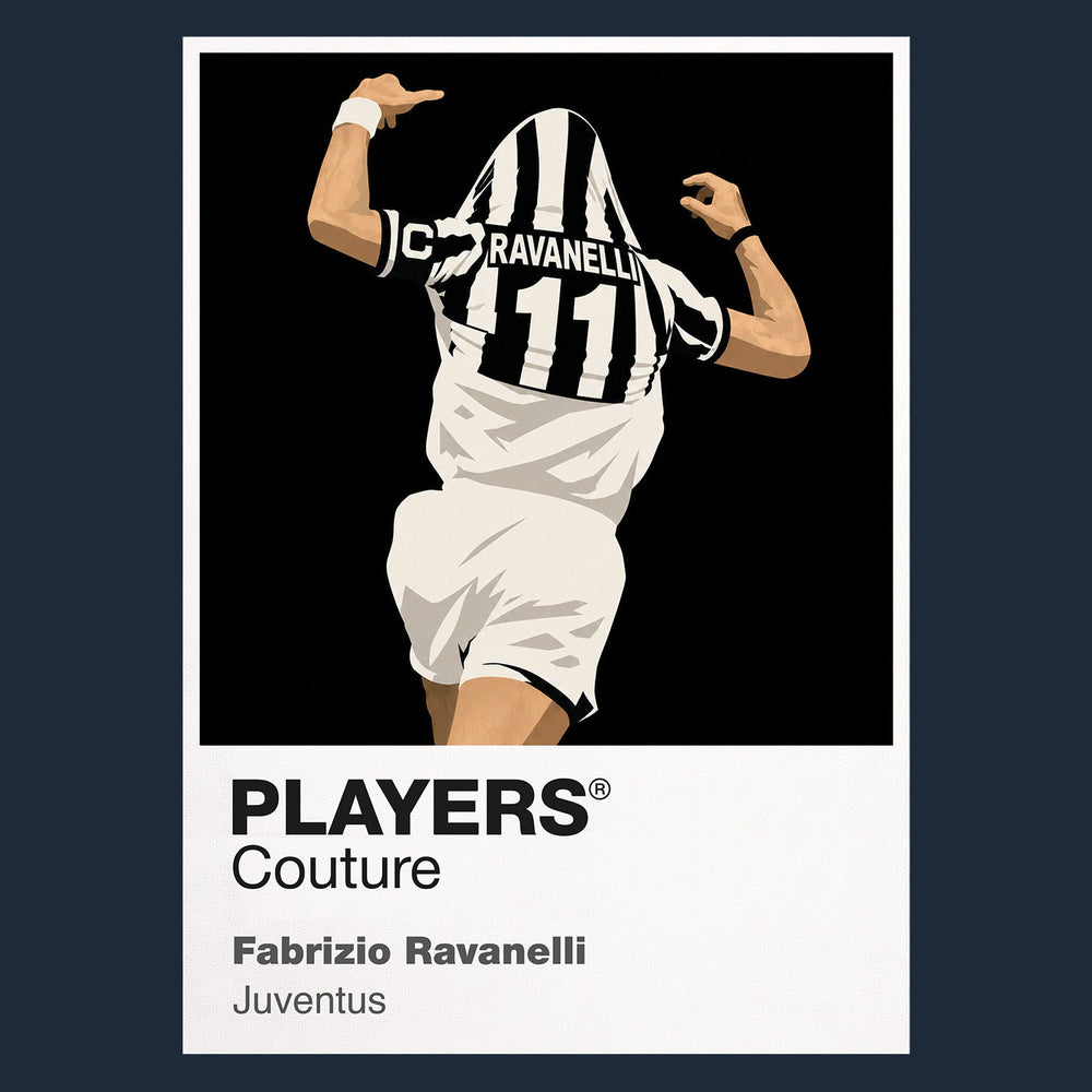 Fabrizio Ravanelli Juventus Men's T-Shirt - Navy