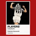 Fabrizio Ravanelli Juventus Men's Hoodie - Red