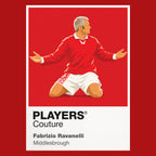 Fabrizio Ravanelli Middlesbrough Icon Frame — Red