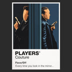 Face/Off Sean Archer and Castor Troy mirroring one another after the film's identity-swapping surgery Icon Frame artwork in black