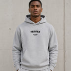 fairfax name-print hoodie - grey