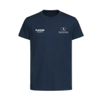 Faustino Asprilla t-shirt – navy kids' t-shirt featuring the Faustino Asprilla Players Couture logo