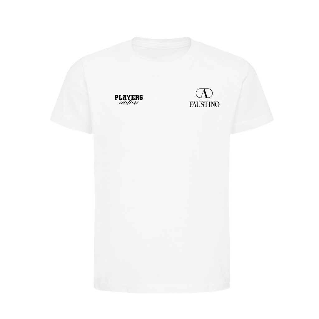 Faustino Asprilla Logo Players Couture Kids T-Shirt White