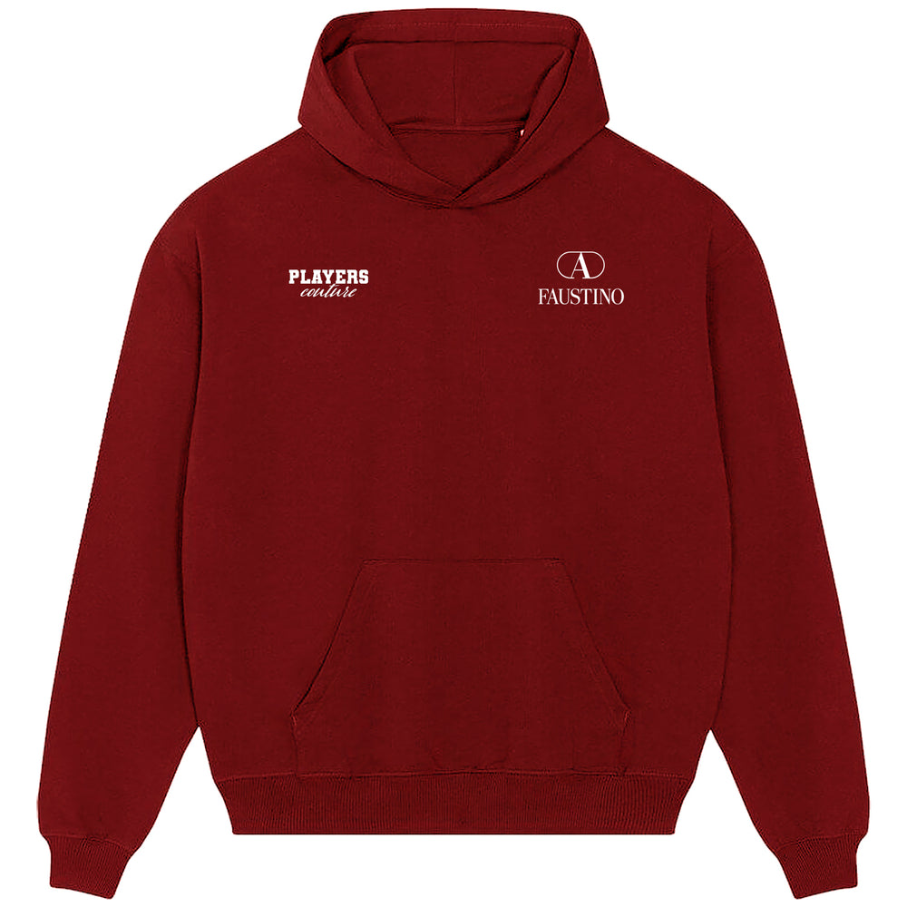 Faustino Asprilla Logo Players Couture Men's Casual Hoodie Red