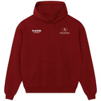 Faustino Asprilla hoodie – red men's hoodie featuring the Faustino Asprilla Players Couture logo