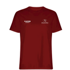 Faustino Asprilla t-shirt – red men's t-shirt featuring the Faustino Asprilla Players Couture logo