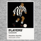Faustino Asprilla Newcastle United Icon Frame — Gray