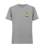 Faustino Asprilla World Cup t-shirt – grey men's t-shirt featuring the Faustino Asprilla World Cup Players Couture logo
