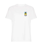 Faustino Asprilla World Cup t-shirt – white men's t-shirt featuring the Faustino Asprilla World Cup Players Couture logo