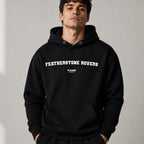 featherstone-rovers name-print hoodie - black
