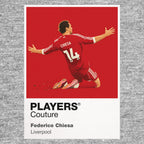 Federico Chiesa Liverpool Men's Hoodie - Grey