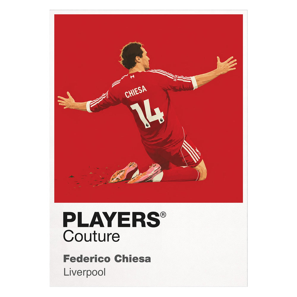 Federico Chiesa Liverpool Men's T-Shirt - White