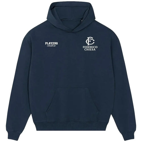 Federico Chiesa hoodie – navy men's hoodie featuring the Federico Chiesa Players Couture logo