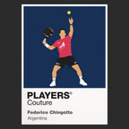 Federico Chingotto Padel Icon Frame Men's T-Shirt