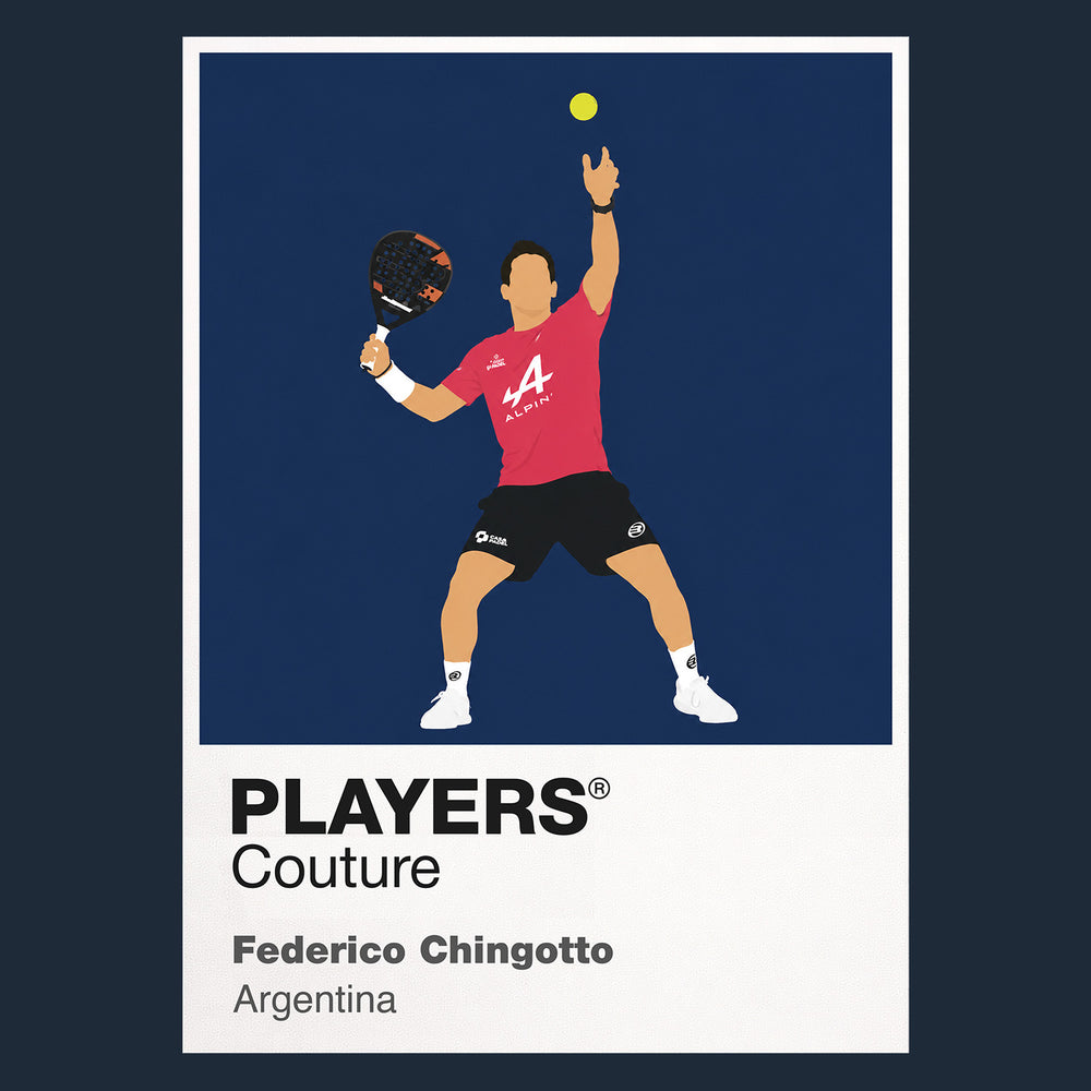 Federico Chingotto Padel Icon Frame Men's Hoodie