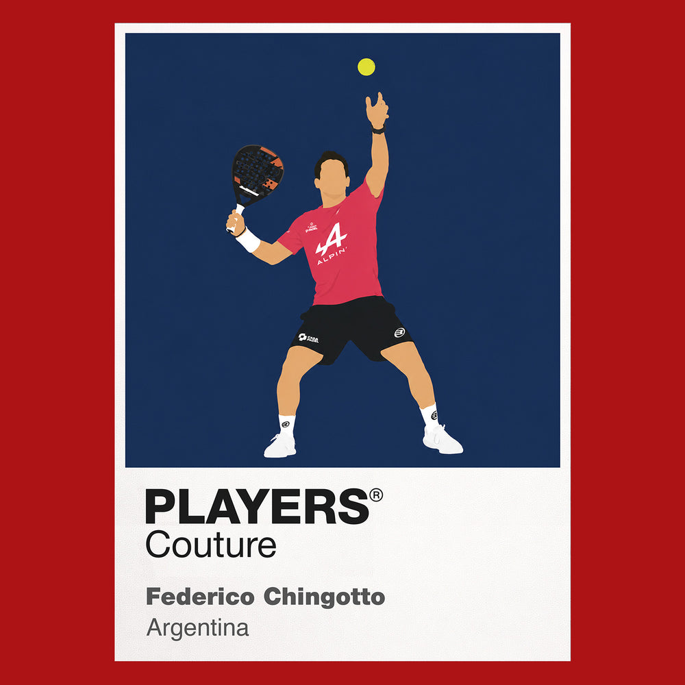 Federico Chingotto Padel Icon Frame Men's Hoodie