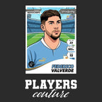 Federico Valverde World Cup Sticker Kids Hoodie – federico valverde black Players Couture design