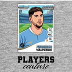 Federico Valverde World Cup Sticker Men's Hoodie – federico valverde grey Players Couture design