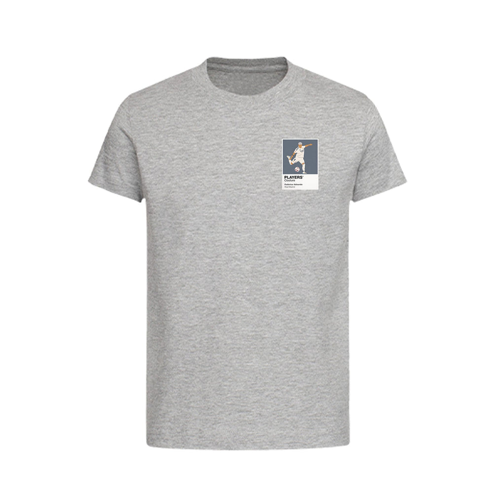 Federico Valverde Real Madrid Icon Frame Kids T-Shirt — Gray