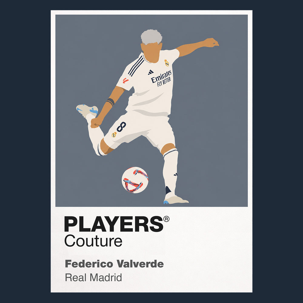 Federico Valverde Real Madrid Icon Frame — Navy
