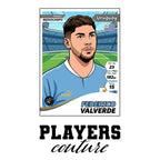 Federico Valverde World Cup Sticker Kids Hoodie – federico valverde white Players Couture design