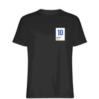 Ferenc Puskas 10 Football t-shirt – black men's t-shirt featuring the Ferenc Puskas 10 Football Players Couture logo