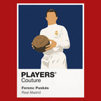 Ferenc Puskas Real Madrid Icon Frame — Red