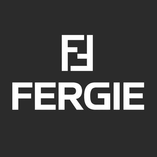 Fergie Logo Men's T-Shirt – black close-up detail shot of the Fergie Players Couture logo design