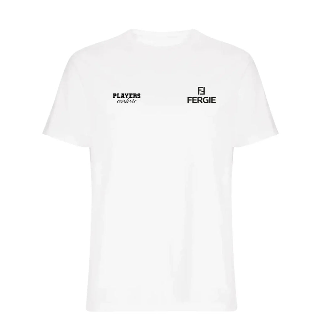 Fergie Logo Players Couture Mens T-Shirt - White / S | Aberdeen, Falkirk, Fashion Collection, Football, Glasgow Rangers, Manchester United, Men's, Scotland, T-Shirts, Volume 1